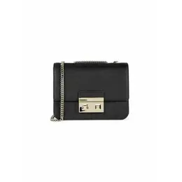 Сумка кросс-боди Furla, фактура зернистая, черная 4589904934