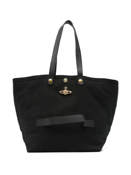 Vivienne Westwood logo orb-embellished tote bag 31666664