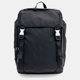 Prada Black Nylon fabric backpack 1202061