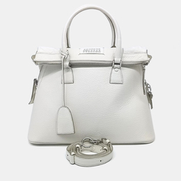 Maison Margiela White Leather 5AC bag medium 1202042