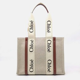 Chloe Medium Woody Beige/Brown Canvas & Leather Bag 1201905