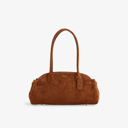 Сумка Coach Empire замшевая с длинными ручками, мультиколор r04470420 | b4/warm brown