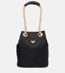 Маринер маленькая ведерко-сумка из Re-Nylon Prada, черный p01083902 | black