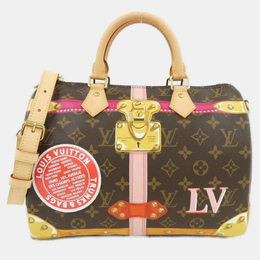 Louis Vuitton Speedy Bandouliere 30 Monogram Trunk Boston Bag 1202208