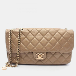 Chanel Brown Leather Shoulder Bag 1202193