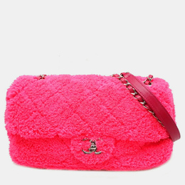 Chanel CC Pink Mixed Fiber Shoulder Bag 1202166