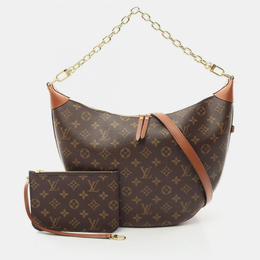 Louis Vuitton Loop Brown Reverse Monogram Canvas Hobo Bag 1202159