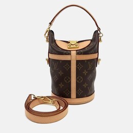 Louis Vuitton Brown Coated Canvas Monogram Duffel Bag 1202005