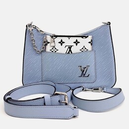 Louis Vuitton Blue Leather Epi Marel Bag 1202014