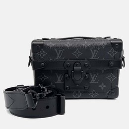 Louis Vuitton Black Coated Canvas Eclipse Soul Trunk Bag 1202006