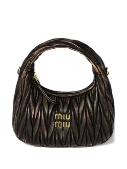 Miu Miu Wander matelassé leather shoulder bag 31082394