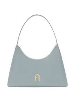 Furla small Diamante curved-top leather shoulder bag 26730387