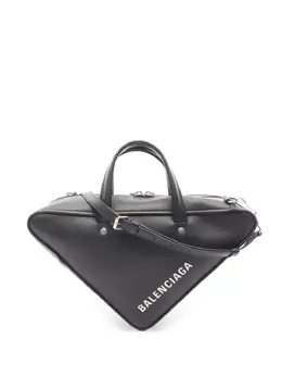Balenciaga 2000s Triangle Duffle leather tote bag 31798384