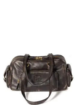 Miu Miu Pocket logo-embossed tote bag 31082395