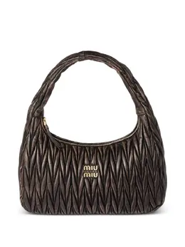 Miu Miu Wander matelassé leather shoulder bag 31082397