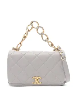 Chanel 2021 mini matelassé chain shoulder bag 31797929