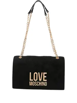 Стеганая сумка через плечо Love Moschino, черный 31565414 | черный