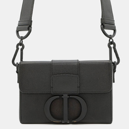 Christian Dior Montaigne Black Leather Shoulder Bag 1203087