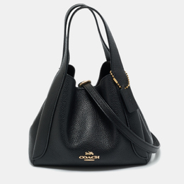 Coach Black Leather Hadley 21 Hobo 1202405