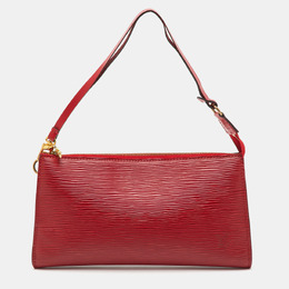 Louis Vuitton Castilian Red Epi Leather Pochette Accessoires Bag 1201645