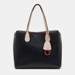 Christian Dior Black/Pink Leather Small Christian Dior Addict Tote 1201563