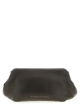 Brunello Cucinelli-Monile Chain Bag Borse A Tracolla Marrone-Donna 52443357282644