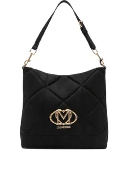 Love Moschino quilted logo tote bag 31669609