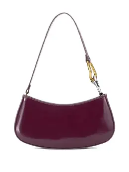 Staud Ollie curved-handle leather shoulder bag 31568991