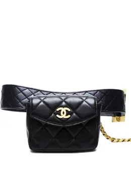Chanel 1990-2000s quilted-leather belt bag 31795788