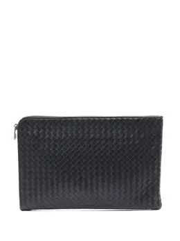 Bottega Veneta 2000s Intrecciato leather clutch bag 31798294