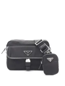 Prada 2010s triangle-logo shoulder bag 31798263