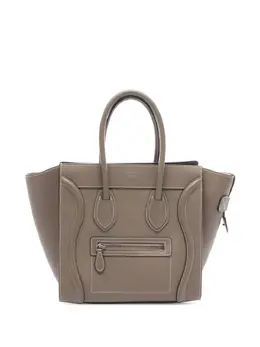 Celine 2000-2025 Micro Leather Luggage tote bag 31853743