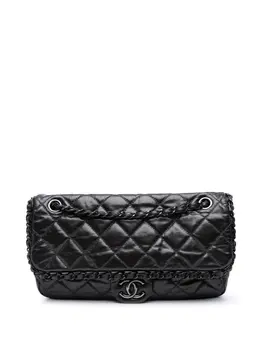 Chanel 2010-2011 Medium Quilted Metallic Aged Calfskin Chain Me Flap shoulder bag 31841164