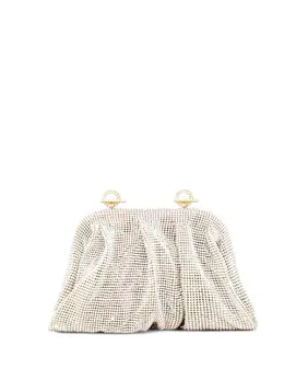Benedetta Bruzziches crystal-embellished clutch bag 31807365