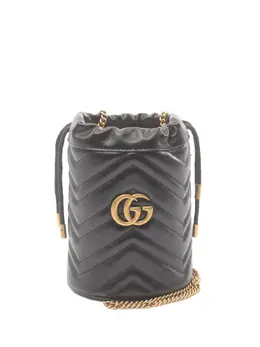 Gucci 2020s mini GG Marmont bucket bag 31798385