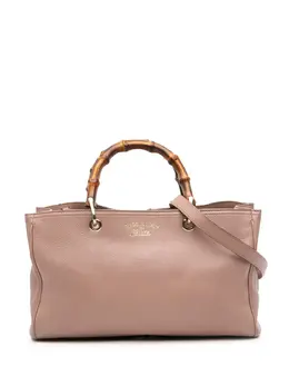 Gucci 2016-2025 Medium Calfskin Bamboo Shopper satchel 31849644