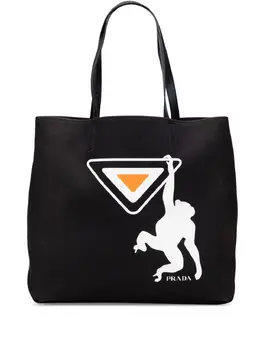 Prada 2013-2025 Canvas Canapa Monkey tote bag 31837822