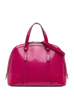 Gucci 2016-2025 Medium MicroGuccissima Patent Nice Dome satchel 31849630