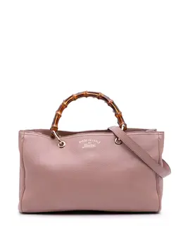 Gucci 2016-2025 Medium Calfskin Bamboo Shopper satchel 31838124