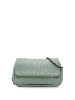 Bottega Veneta 2012-2025 Mini Nappa Intrecciato Expandable Chain Flap crossbody bag 31838113