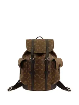 Louis Vuitton 2021-2025 Monogram Macassar Christopher MM backpack 31849347