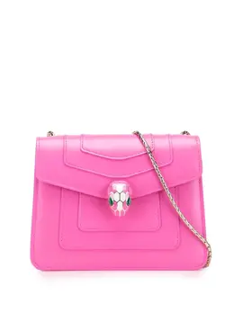 Bvlgari 2021-2025 Small Leather Square Serpenti Forever Chain crossbody bag 31848458