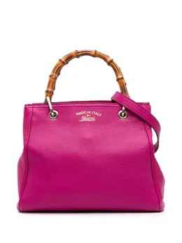 Gucci 2016-2025 Small Calfskin Bamboo Shopper satchel 31841225