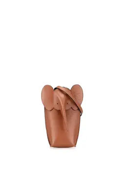 Loewe 2022 Leather Elephant Pocket crossbody bag 31831885