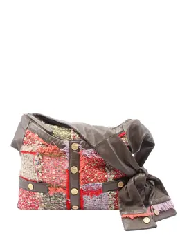 Chanel 2015-2016 Large Tweed and Lambskin Girl Bag crossbody bag 31852988