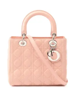 Christian Dior 2010-2025 Medium Lambskin Cannage Lady Dior satchel 31848981