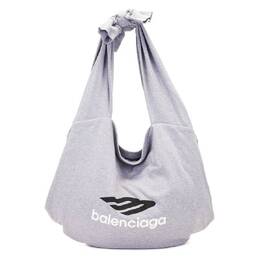 Balenciaga Heather Grey New Jersey Hobo Bag 792480 2aa6r 1424