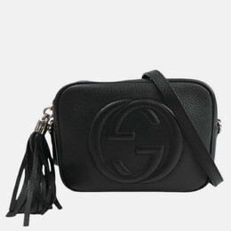 Gucci Black Leather Soho Disco Crossbody Bag 1203865