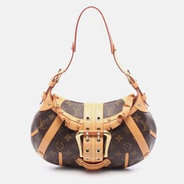 Louis Vuitton Leonor Shoulder Bag Monogram Canvas Leather Brown 1203607