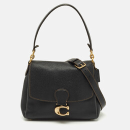 Coach Black Grained Leather May Shoulder Bag 1203714